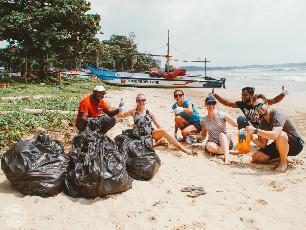 Feel the World Beach CleanUps in Sri Lanka und zahlreichen weiteren Ländern Südostasiens